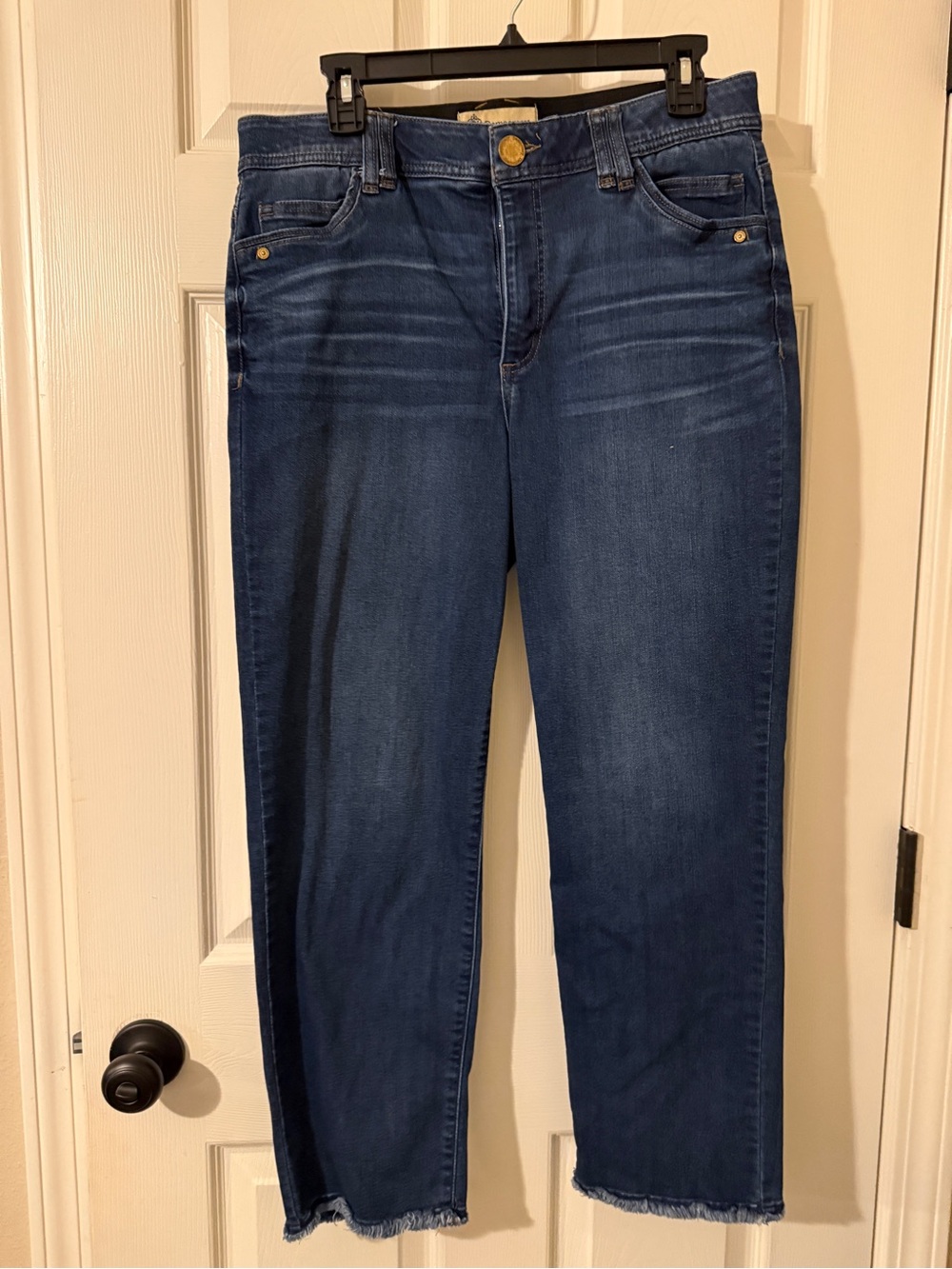 Democracy Dark Blue Straight Leg Women's Jeans
